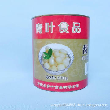 Large capacity tin can pickled scallion